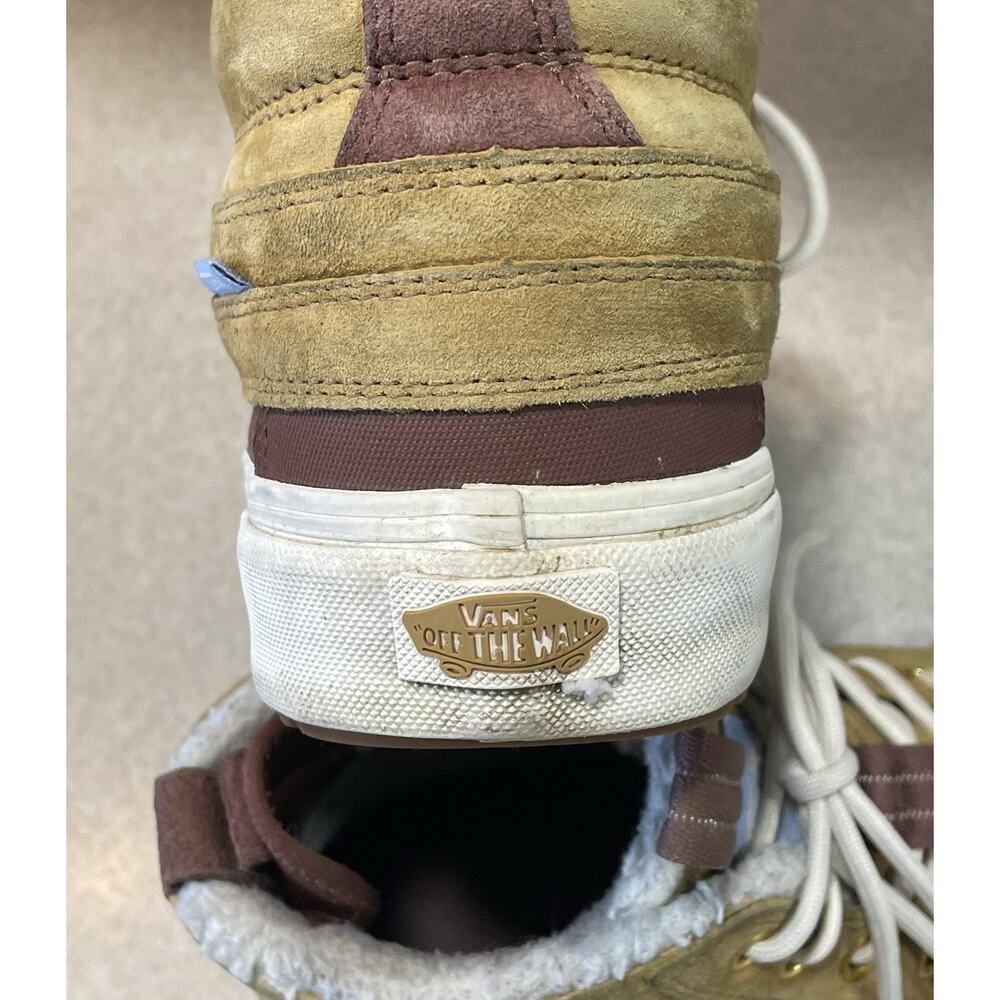 VANS Sk8-Hi Del Pato MTE-2 Utility/Duck Boots Men’s 7.5 -Women’s 9 Tan Suede - Picture 9 of 13